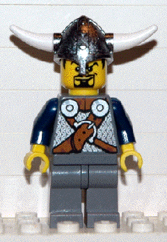 LEGO Minifigure-Viking Warrior 1c-Vikings-VIK022-Creative Brick Builders